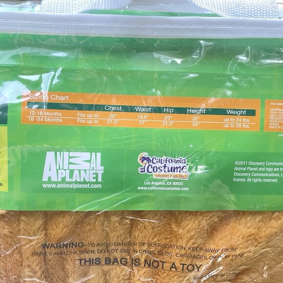 Animal Planet Meerkat Costume For Kids 18-24 Months - Jungle Outfit Baby Infant - Picture 5 of 9